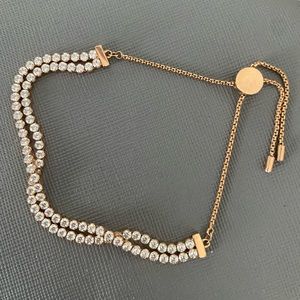 Swarovski Subtle White, Rose gold-tone plated Bracelet